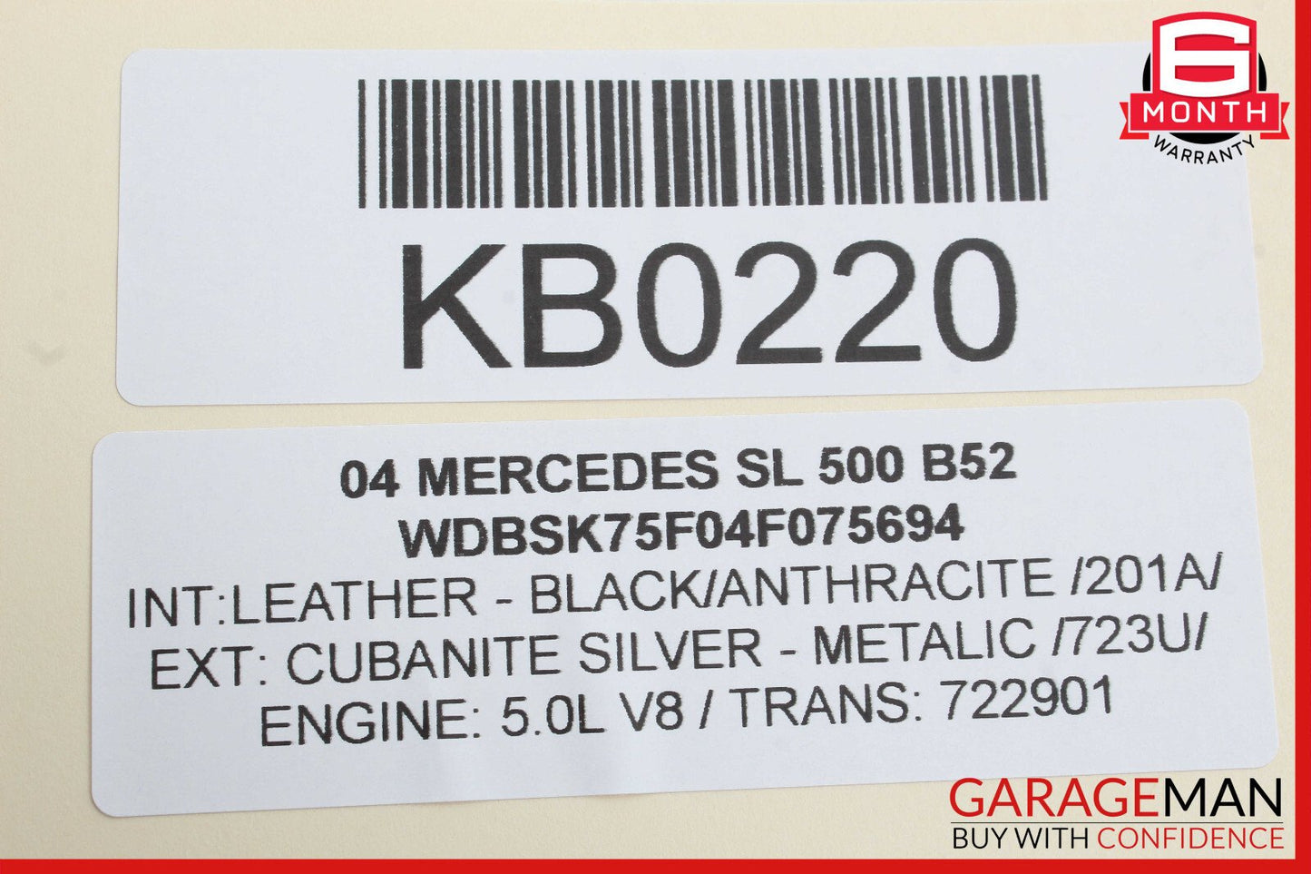 03-08 Mercedes R230 SL500 SL55 AMG Door Audio Speaker Bose Left Driver Side OEM