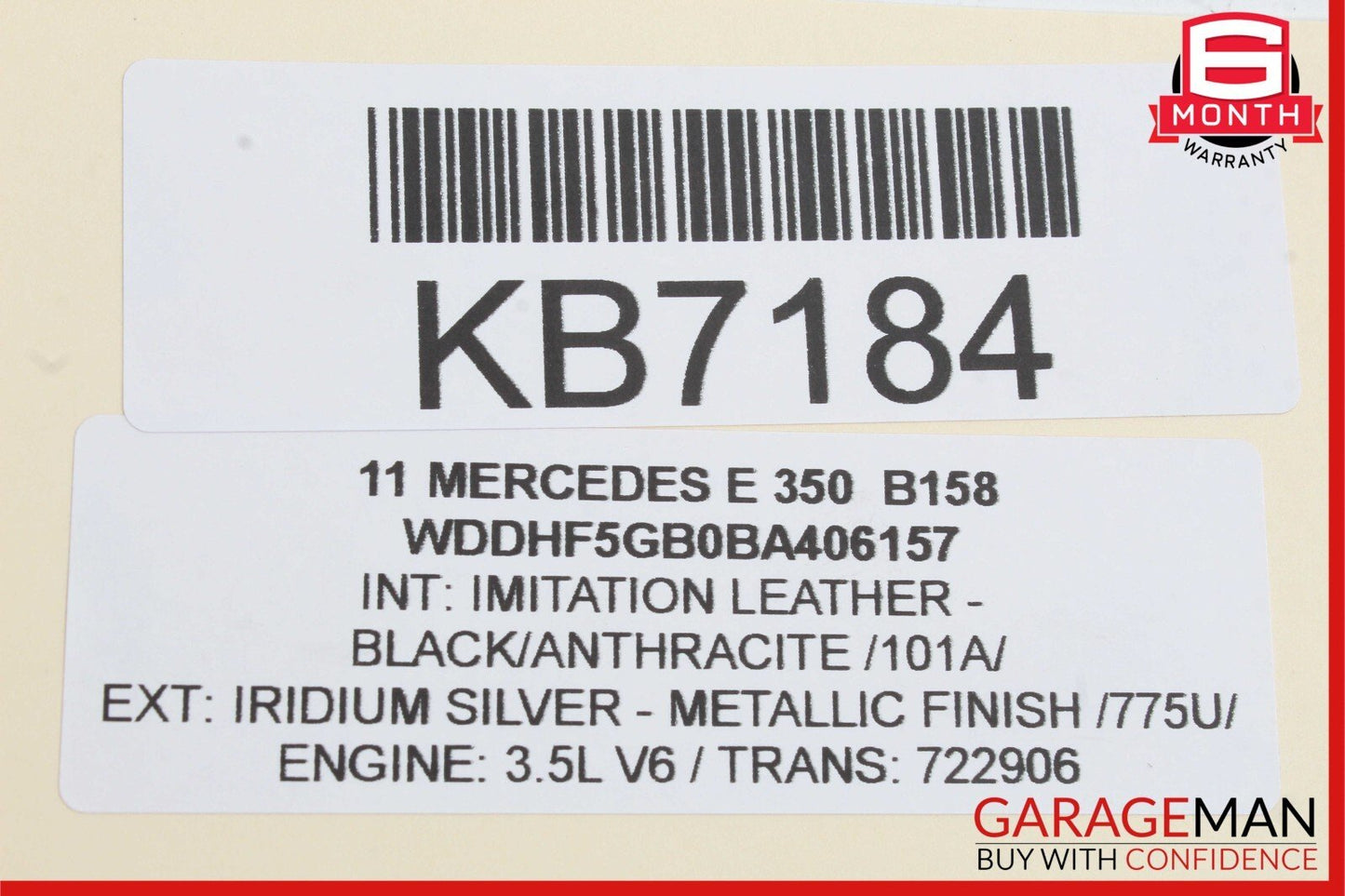 08-18 Mercedes E350 GLK350 C300 Front Left Side Door Lock Latch Actuator OEM