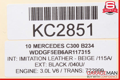 08-18 Mercedes C300 E350 CLS550 Rear Right Side Door Lock Latch Actuator OEM