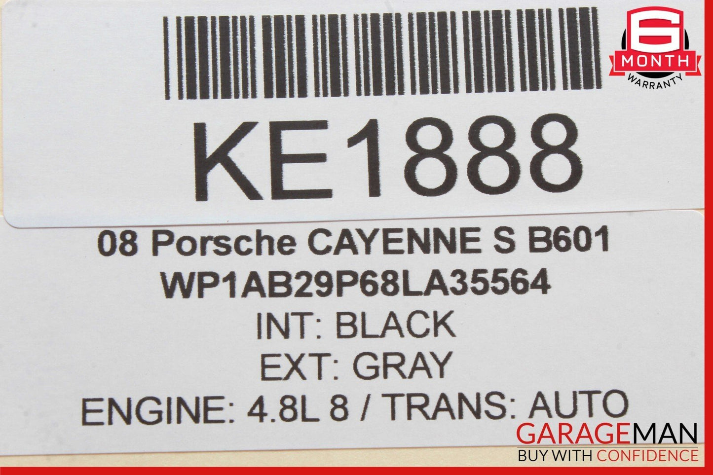 08-10 Porsche Cayenne 957 Front Right Side Foglight Fog Light Lamp Assembly