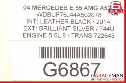 03-11 Mercedes W211 E55 Front Bottom Right Control Arm Spring Link Ball Joint