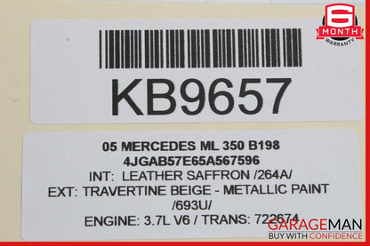 98-05 Mercedes W163 ML350 ML500 ML55 AMG Rear Glass Windshield Wiper Motor OEM