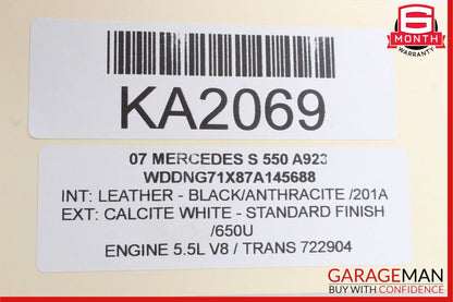 07-14 Mercedes W221 S550 CL550 A/C AC Heater Climate Control Switch OEM