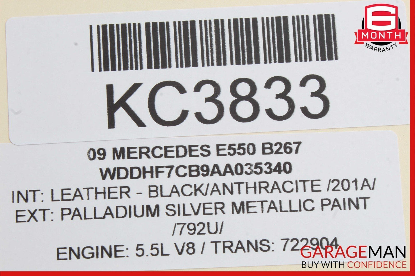08-17 Mercedes W212 E550 C300 CLS550 SLK350 Trunk Lid Latch Lock Actuator OEM