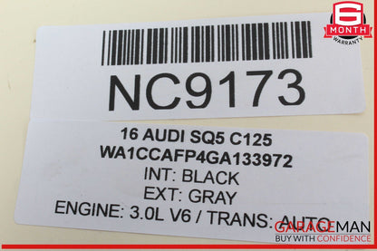 13-17 Audi SQ5 Q5 Trunk Tailgate Liftgate Boot Lid Lock Latch Release Motor OEM