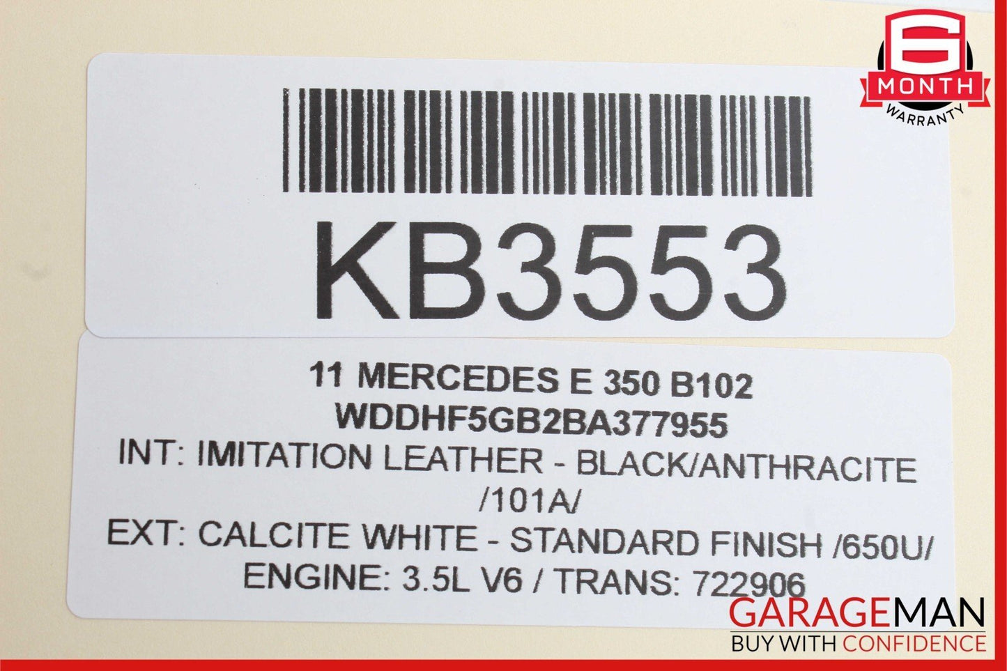 10-11 Mercedes W212 E350 Front Right Side Daytime Running Light Fog Lamp LED