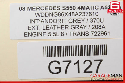07-09 Mercedes W221 S550 CL550 CL600 Bluetooth Communication Control Module Q1