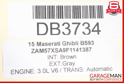 14-17 Maserati Ghibli Hood Bonnet Panel Assembly OEM