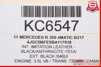 06-13 Mercedes W251 R350 GL450 Front Left Driver Side Window Regulator Motor OEM