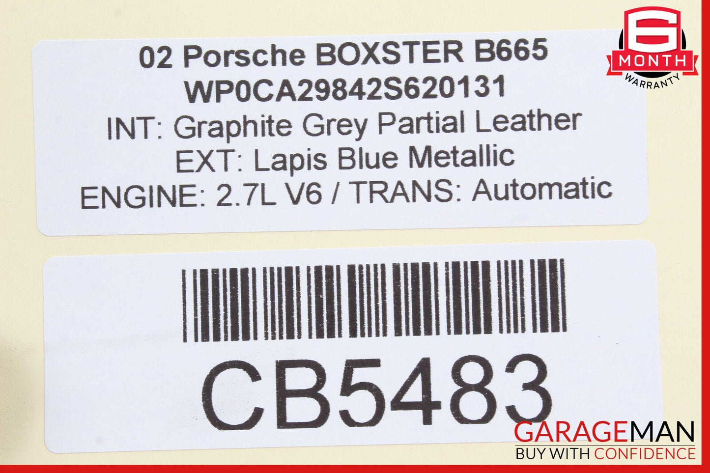 97-04 Porsche Boxster 986 Front or Rear Suspension Lower Control Arm OEM