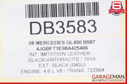 06-12 Mercedes GL450 ML550 Front Bumper Reinforcement Impact Crash Bar Rebar OEM