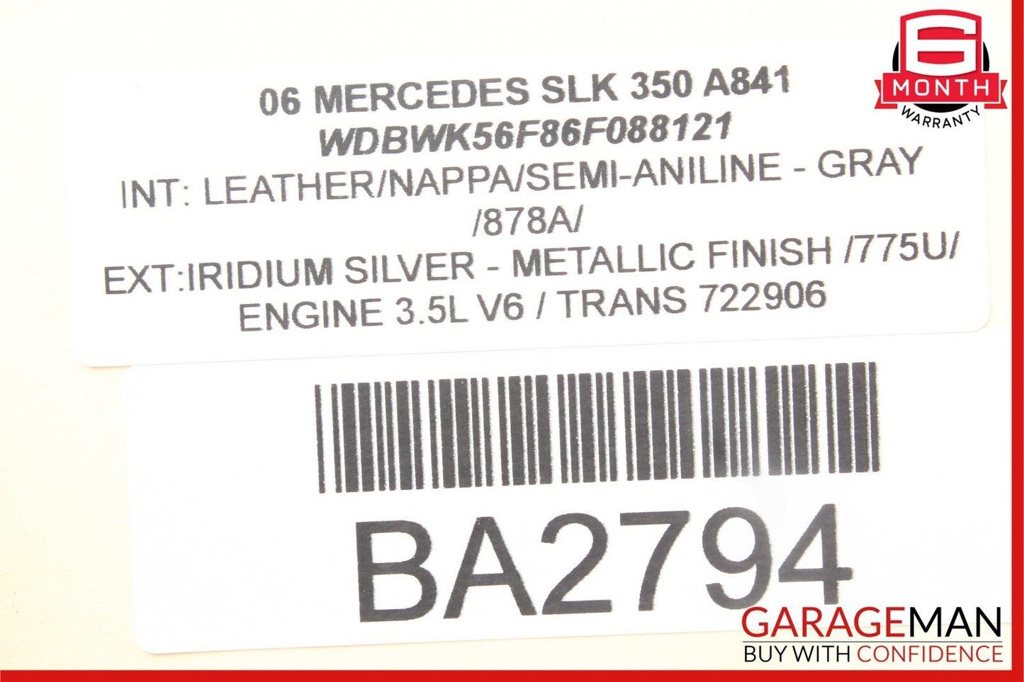 Mercedes R171 SLK350 CLK500 C230 Yaw Rate Turn Sensor Module 0045420418 OEM