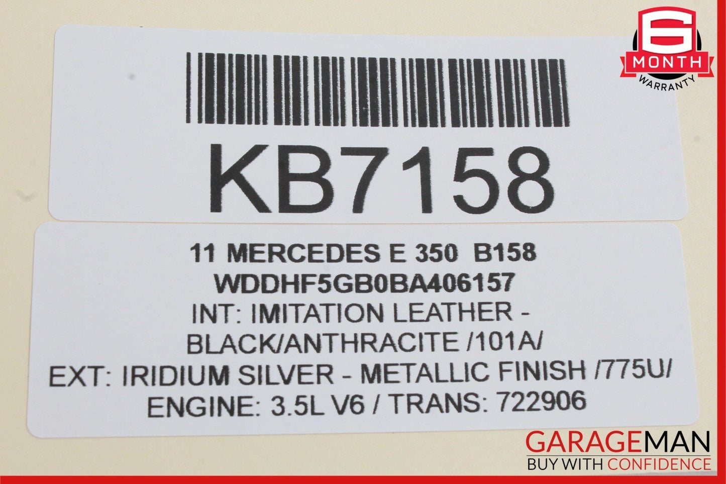 10-13 Mercedes W212 E350 E550 Front or Rear Right Exterior Door Handle Silver