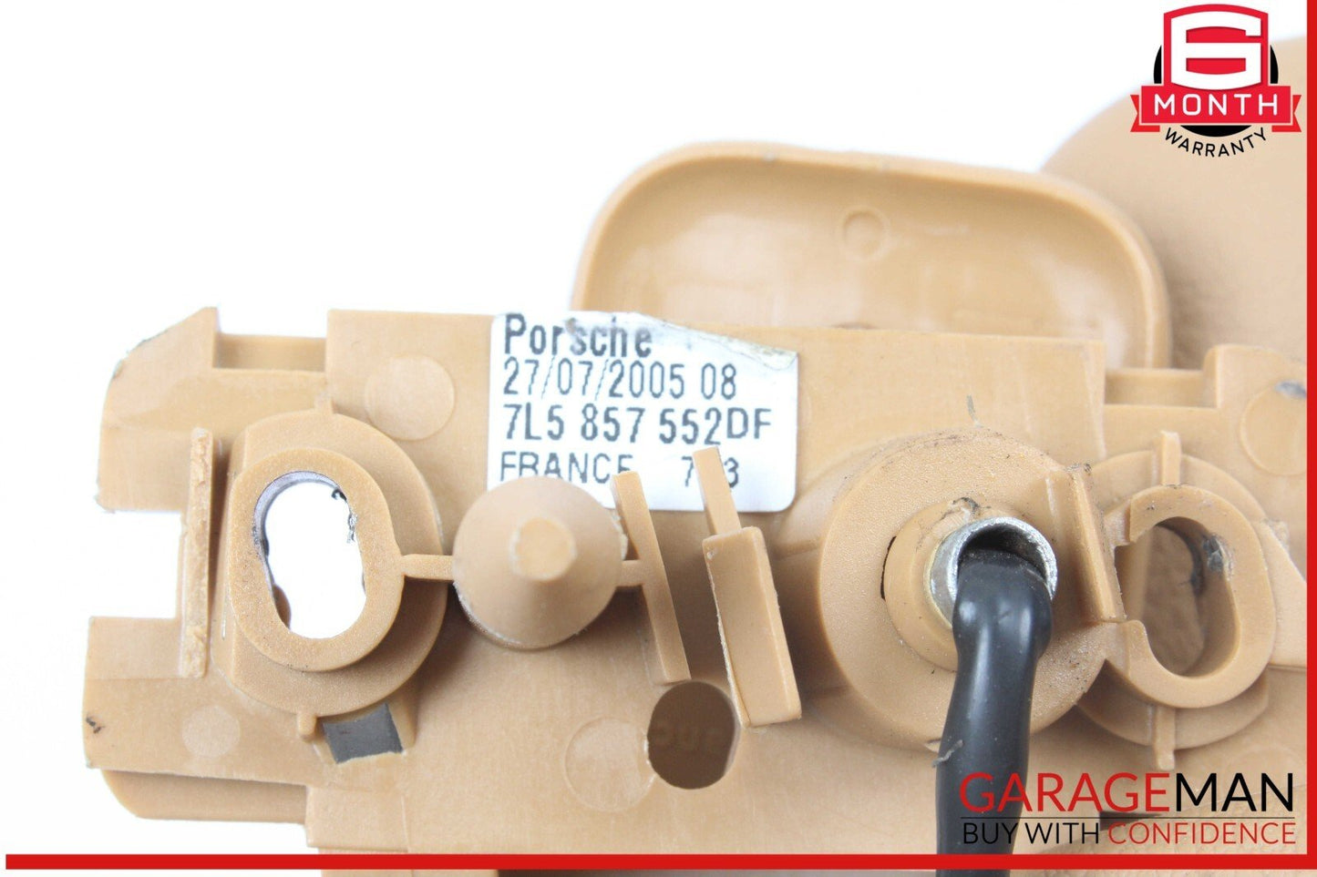 03-10 Porsche Cayenne 955 957 Front Right Side Sunvisor Sun Visor Shade Brown