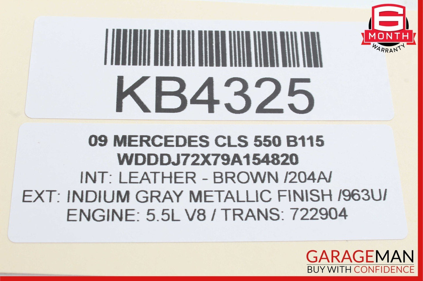 06-11 Mercedes W219 CLS550 CLS55 AMG Front Left Driver Door Control Module OEM