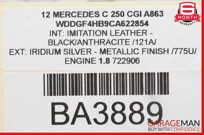 08-14 Mercedes W204 C250 C300 Rear Left Door Window Regulator Motor OEM