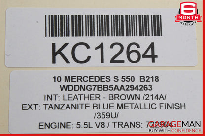 07-13 Mercedes W221 S550 S400 Rear Left Door Lock Latch Actuator 2217304335 OEM
