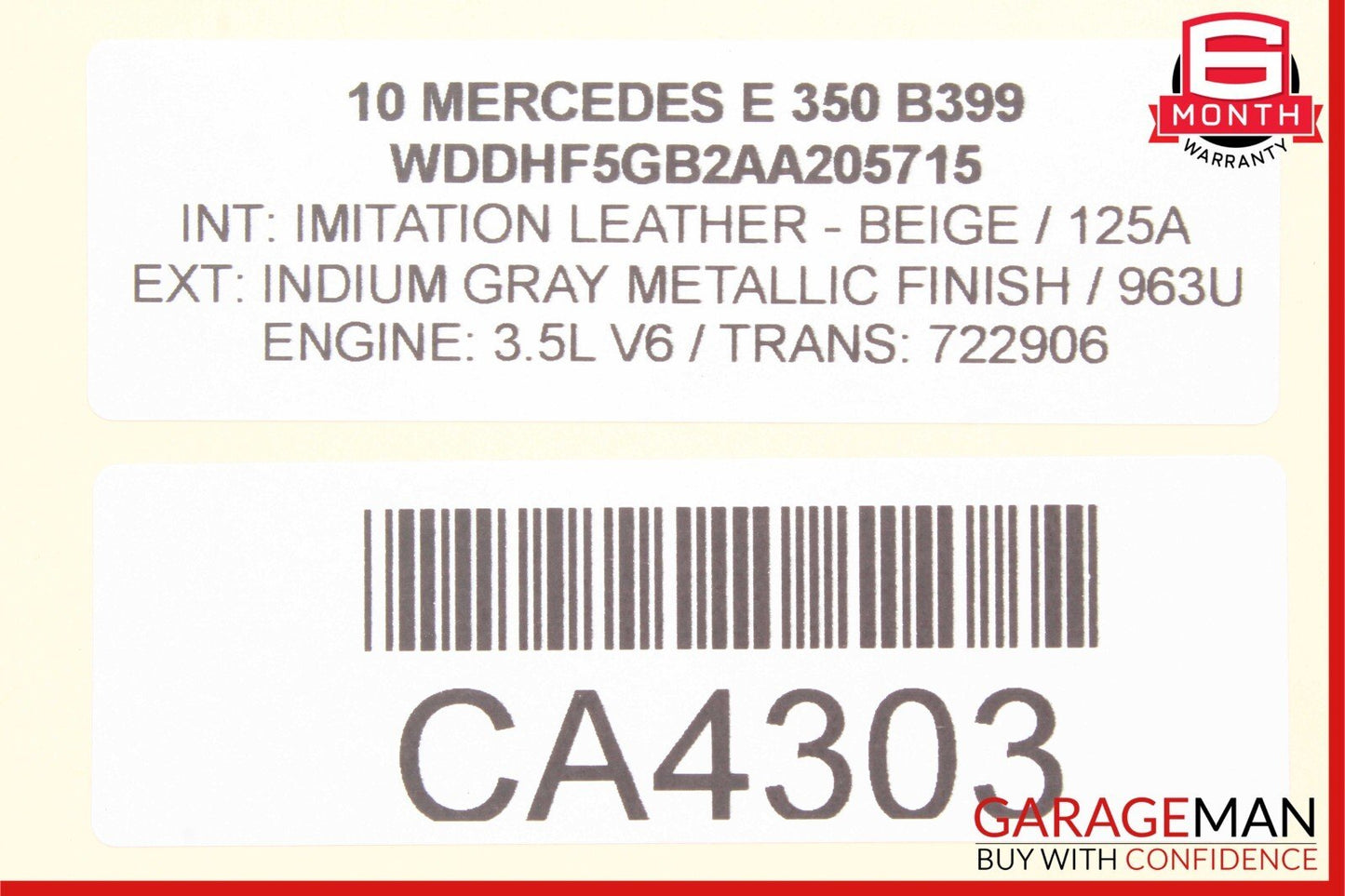 10-16 Mercedes W212 E350 Front Right Side Door Panel Tweeter Speaker Cover OEM