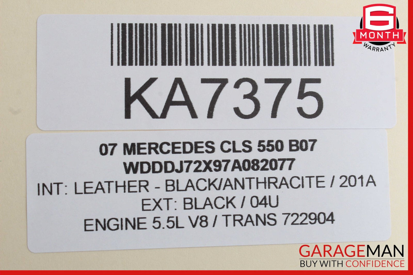 06-11 Mercedes W219 CLS550 Front Right Side Exterior Door Handle OEM