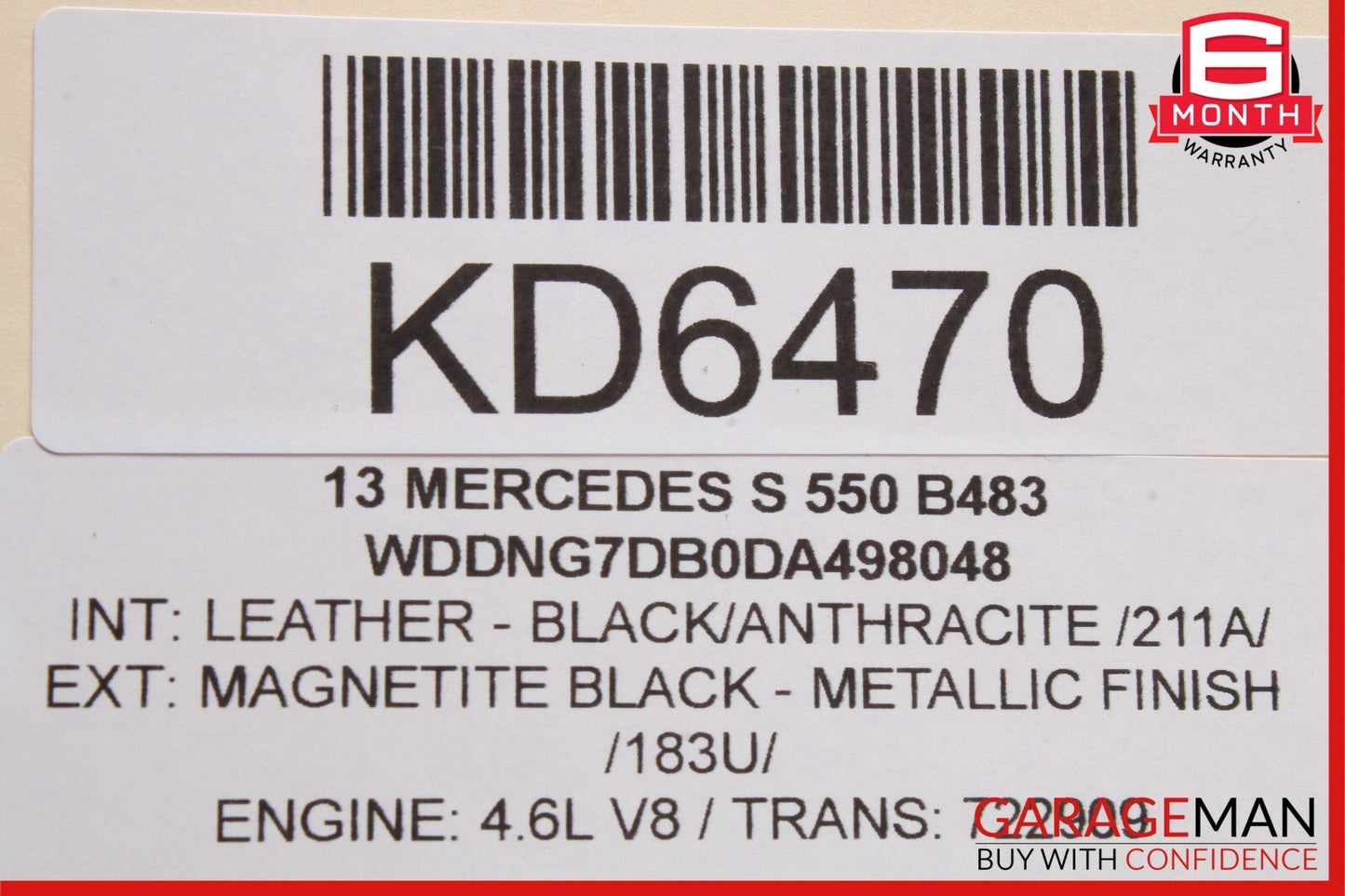 12-20 Mercedes S550 E550 SL550 CLS63 Crank Shaft Pulley Harmonic Dampener OEM