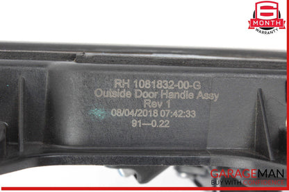 17-23 Tesla Model 3 Right Passenger Side Exterior Door Handle 108183200G OEM