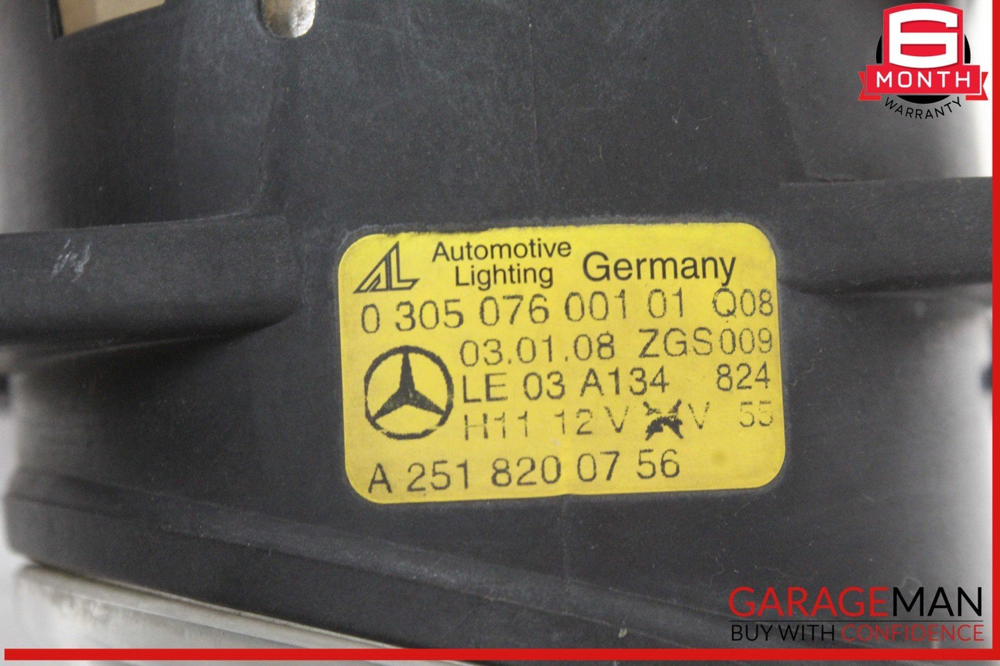 06-12 Mercedes X164 GL450 4MATIC Front Left Side Bumper Fog Light Lamp OEM