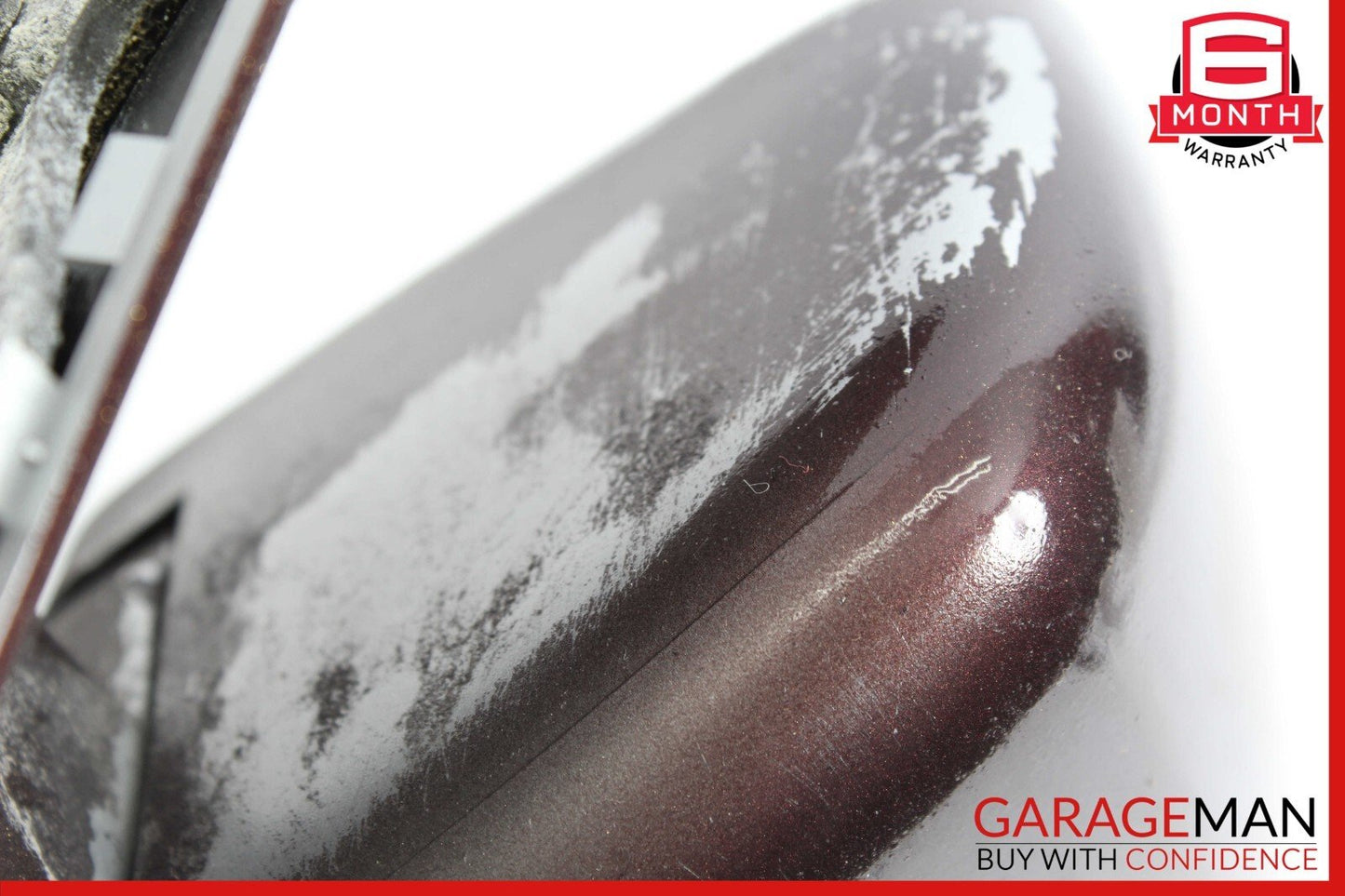 10-13 Mercedes W221 S350 S550 S63 AMG Side Rear View Door Mirror Left Driver Red
