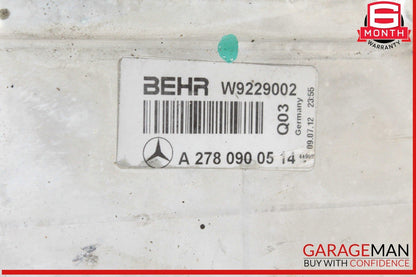 11-20 Mercedes W221 S550 Engine Intercooler Radiator w/ Throttle Body OEM