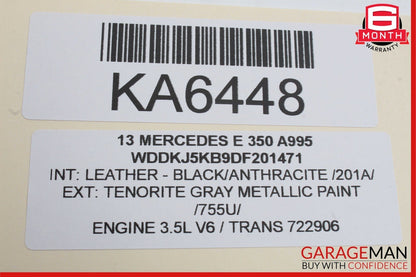 10-16 Mercedes W207 E350 Coupe Speedometer Odometer Instrument Cluster Gauge