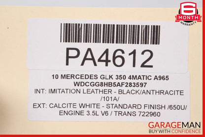 10-12 Mercedes X204 GLK350 Baggage Luggage Roof Rack Rail Crossbar Set