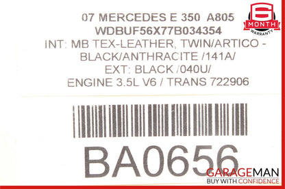 03-09 Mercedes W211 E350 E550 E63 AMG Front Right Side Door Controller Module