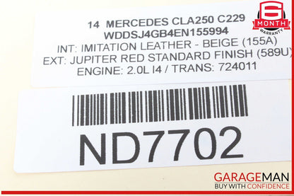 14-20 Mercedes W117 CLA250 SLC300 M274 Engine Vacuum Pump 2701800901 OEM