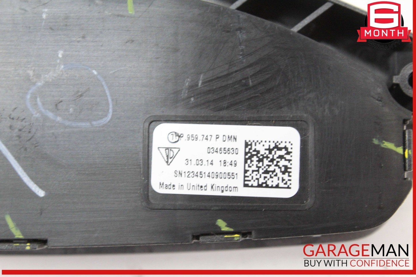 10-18 Porsche Panamera 970 E-Hybrid Front Left Side Seat Control Switch OEM