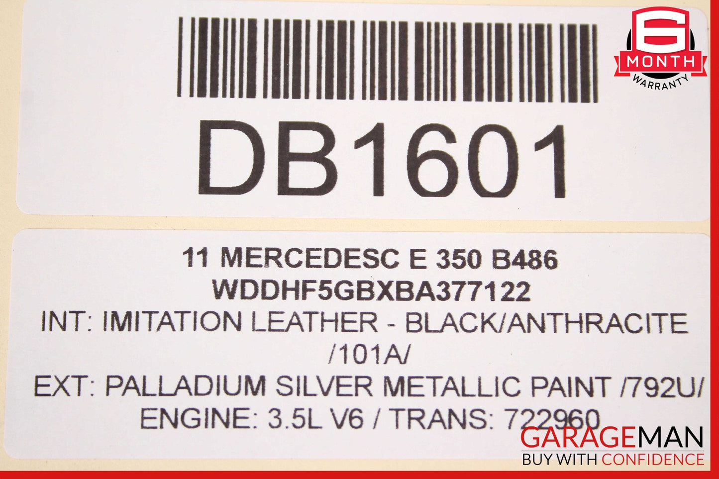10-13 Mercedes W212 E350 E550 Front Left Driver Side Interior Door Panel OEM