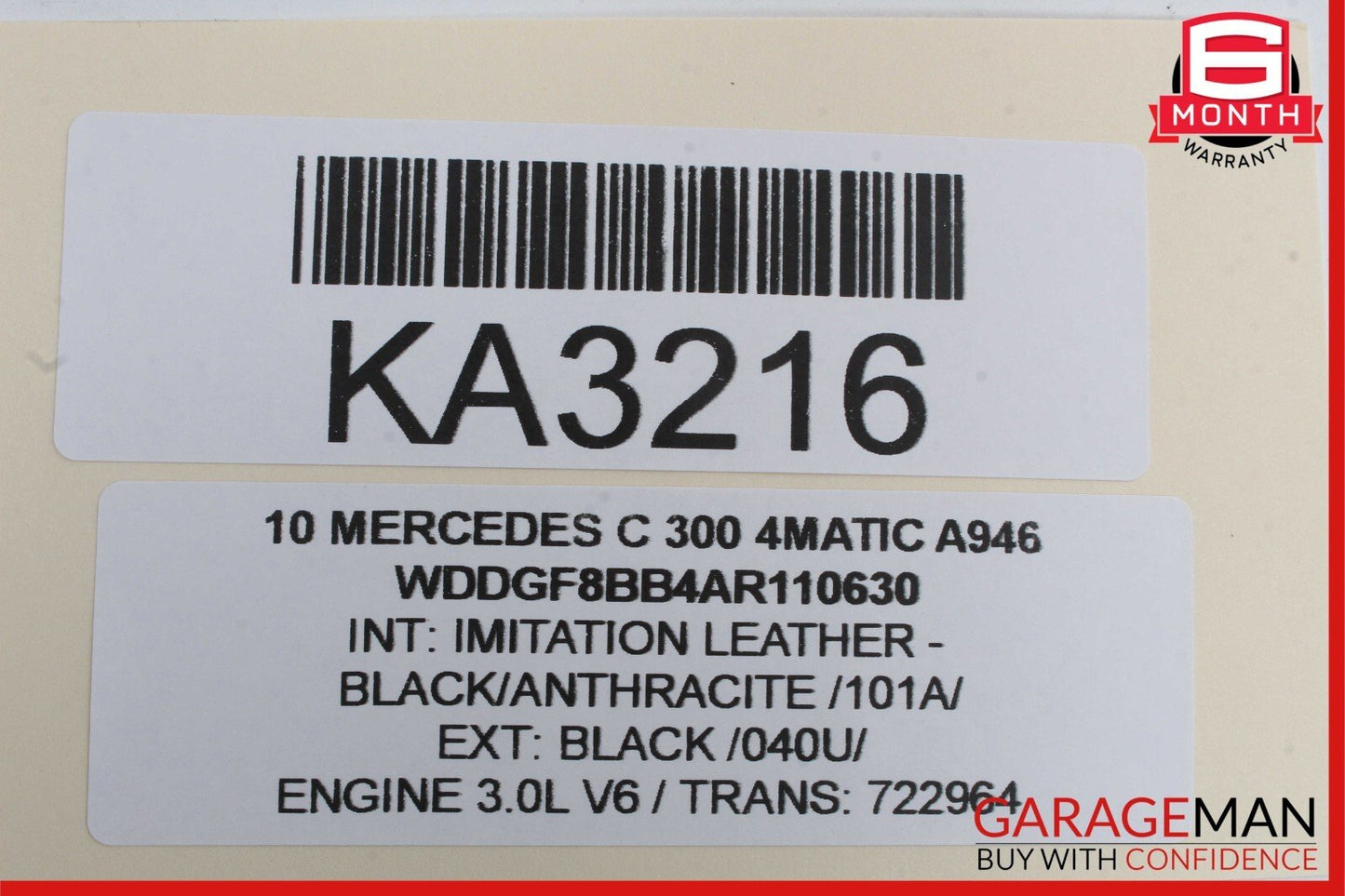 08-16 Mercedes W212 E400 GLK350 C300 Rear Right Door Window Regulator Motor Unit