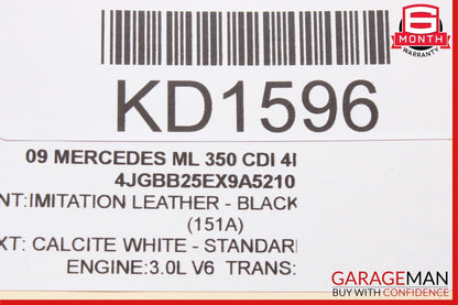 06-19 Mercedes W164 ML350 GL450 R350 Rear Glass Windshield Wiper Motor Unit OEM