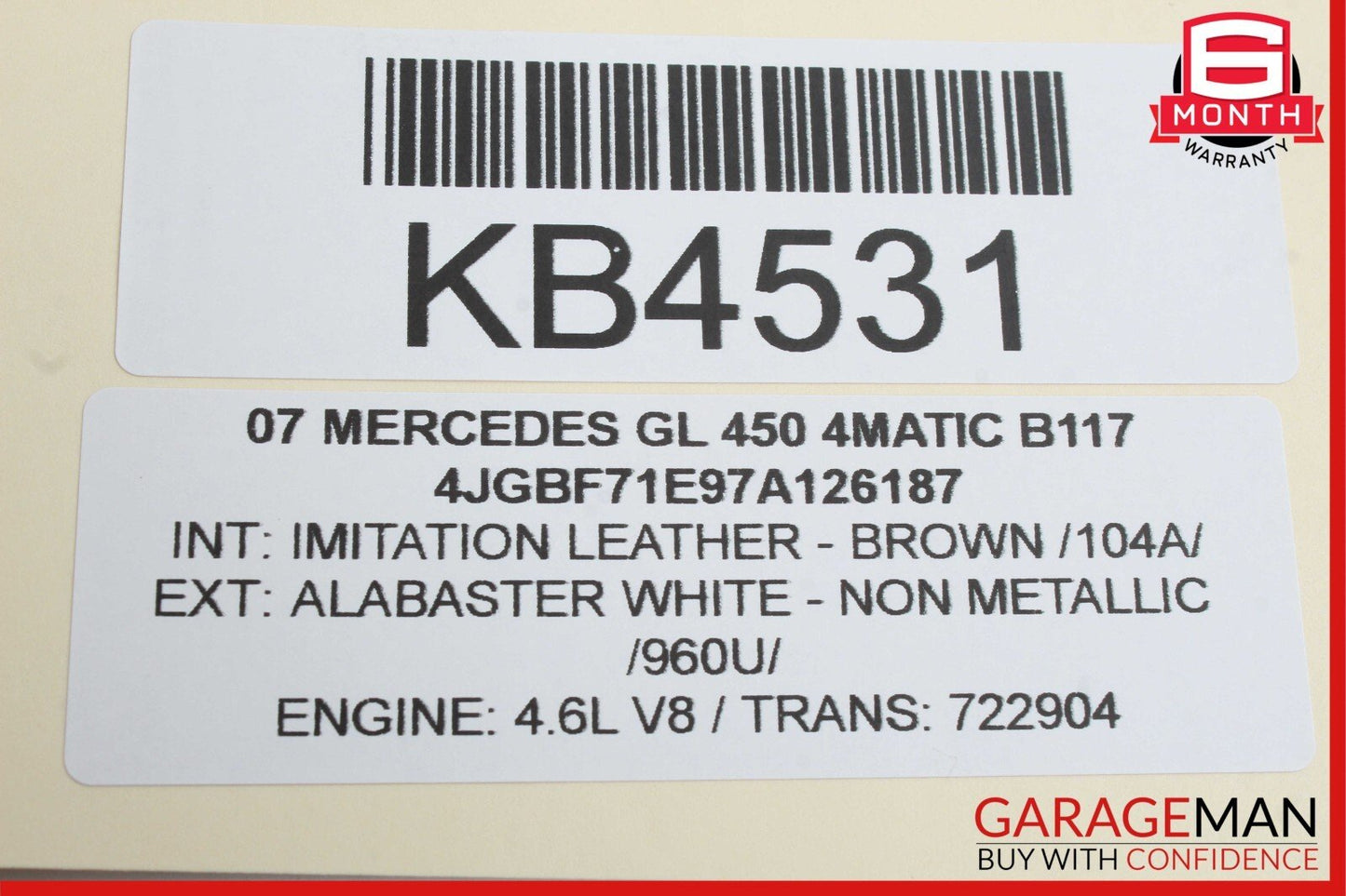 06-12 Mercedes X164 GL450 4MATIC Center Console Ash Tray Ashtray Lighter Wood