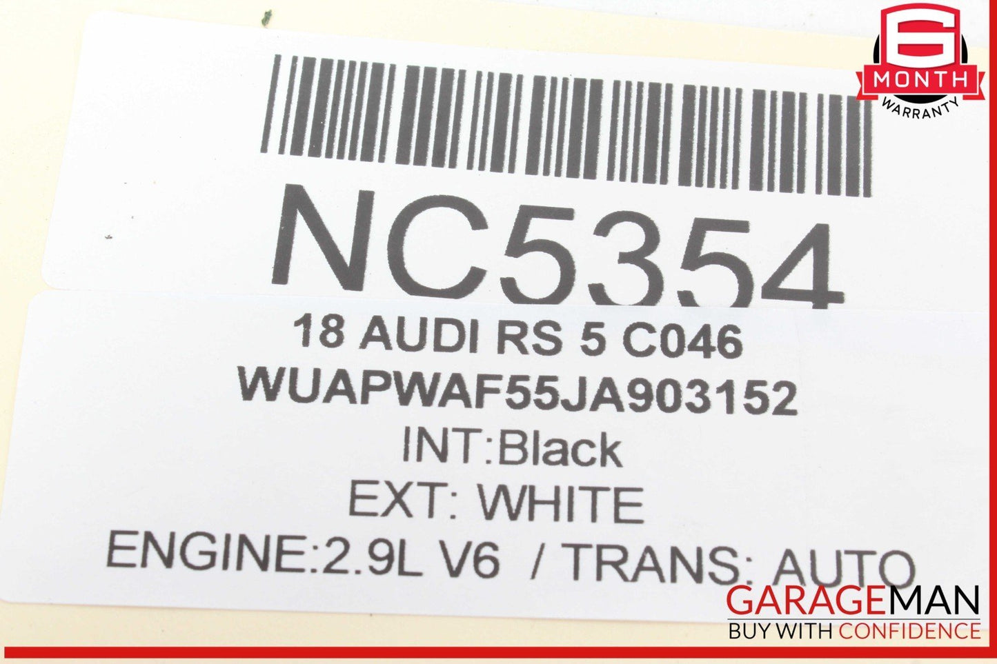 18-23 Audi RS5 S5 Rear Left Driver Side Active Suspension Fluid Reservoir