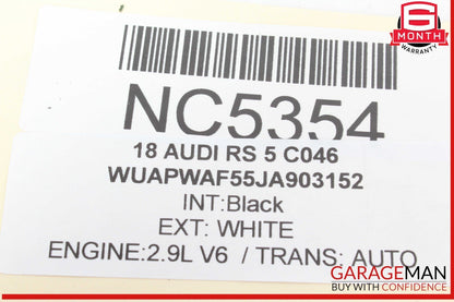 18-23 Audi RS5 S5 Rear Left Driver Side Active Suspension Fluid Reservoir