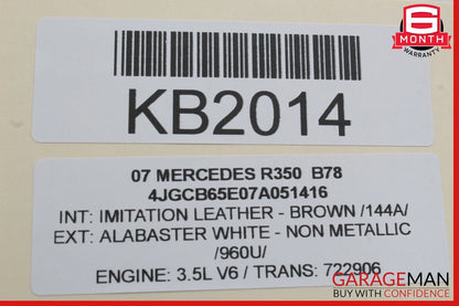 06-07 MERCEDES W251 R350 R500 INSTRUMENT CLUSTER SPEEDOMETER OEM