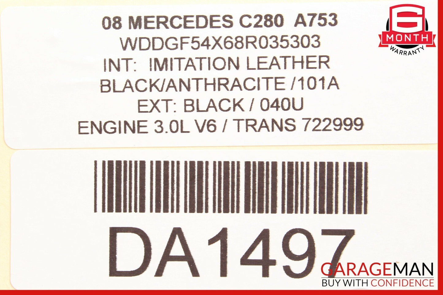 08-14 Mercedes W204 C280 C350 Rear Right Side Door Control Module 2048702526 OEM