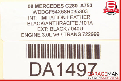 08-14 Mercedes W204 C280 C350 Rear Right Side Door Control Module 2048702526 OEM