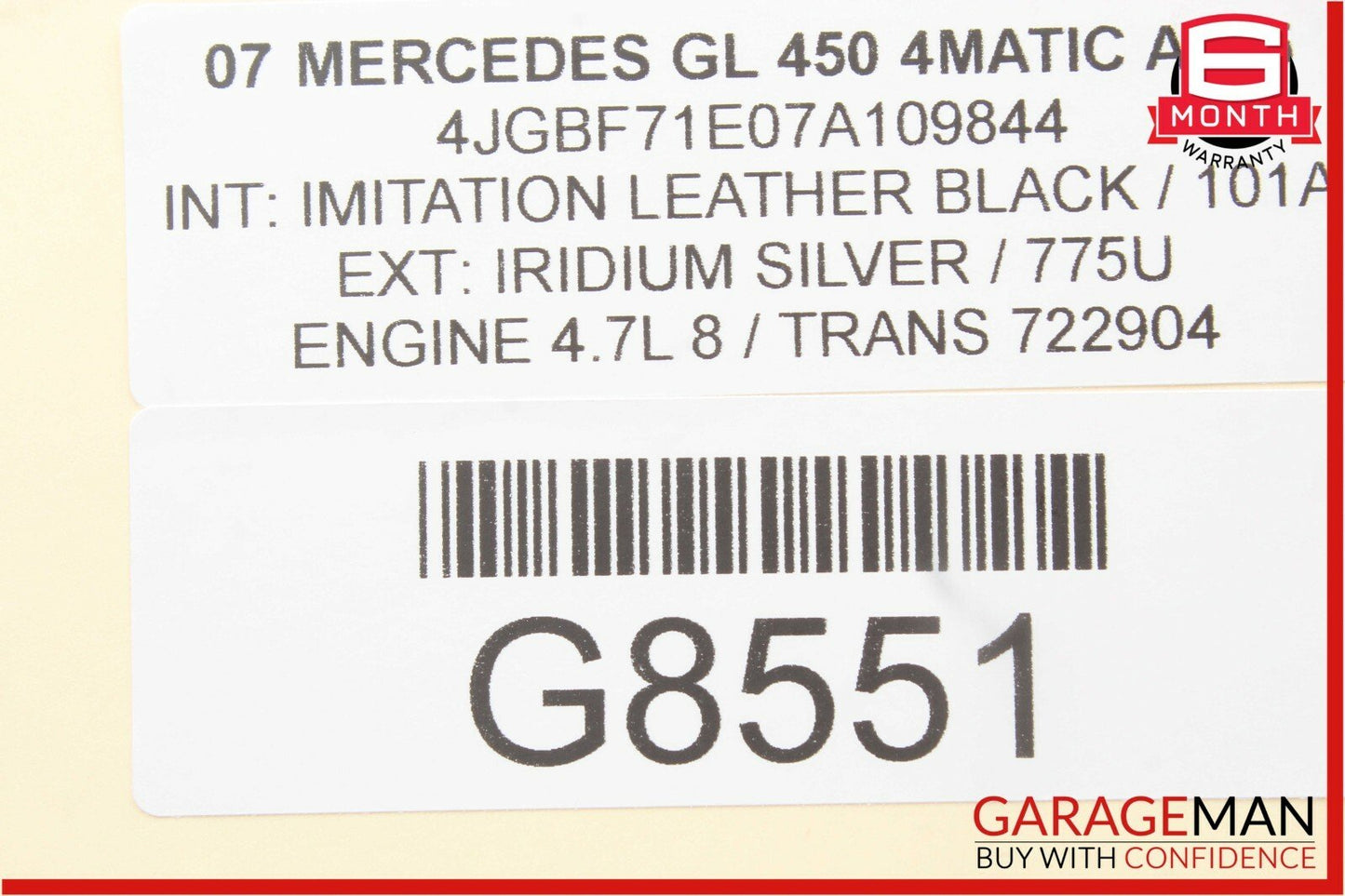 06-13 Mercedes GL450 ML550 R350 Front Left Side Door Control Module OEM