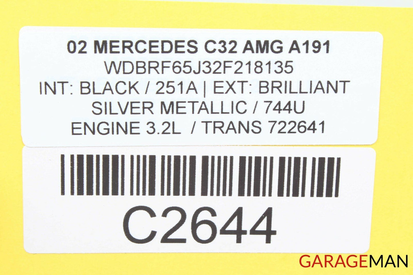 01-07 Mercedes W203 C230 C32 AMG Rear Right Door Control Module 2038206626 OEM