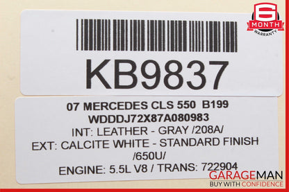 06-11 Mercedes W219 CLS550 Front Right Side Door Tweeter Speaker Trim Cover