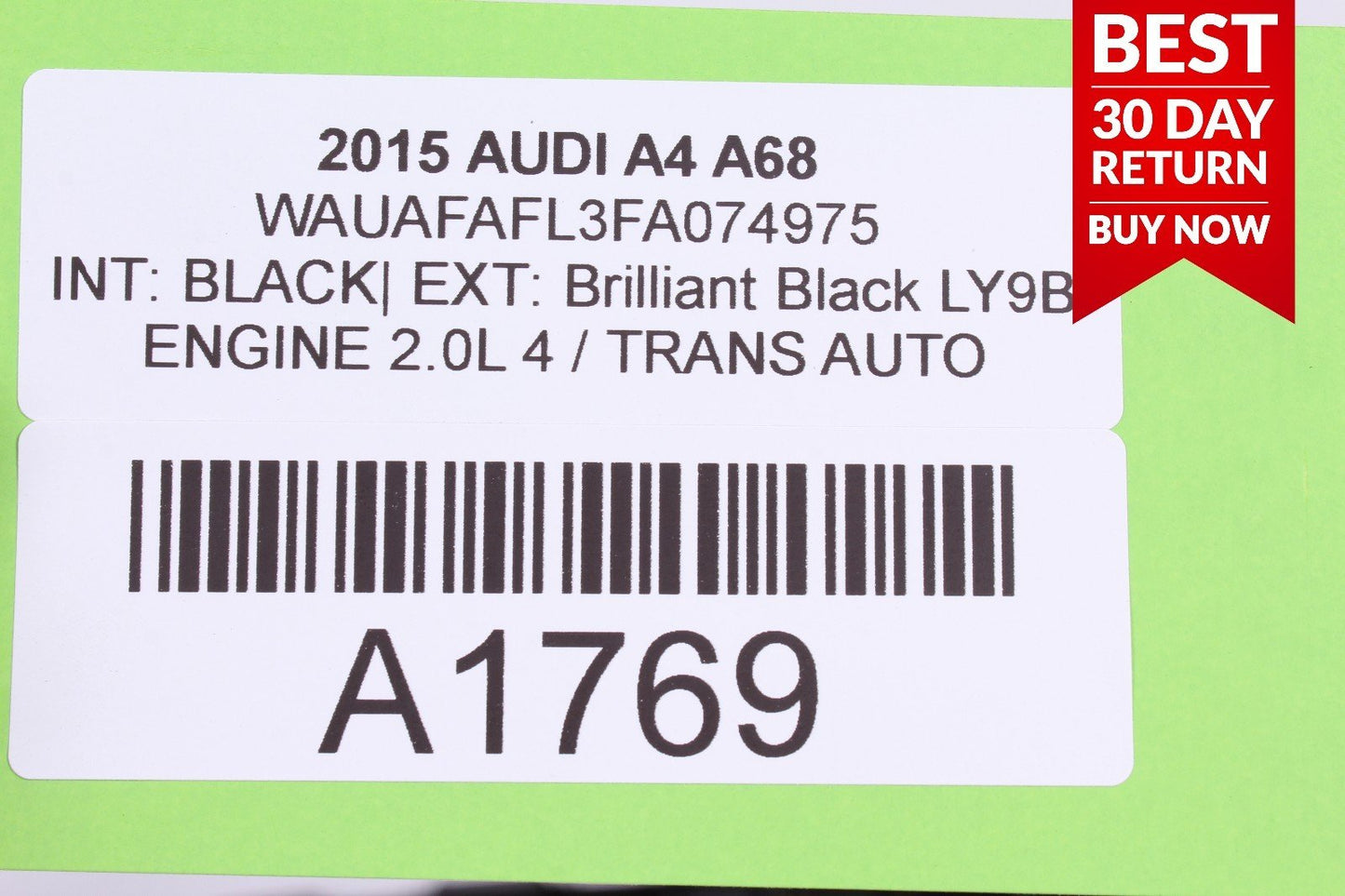 09-16 Audi A4 Front Dash Dashboard Panel Cover Trim Vent Assembly Black OEM