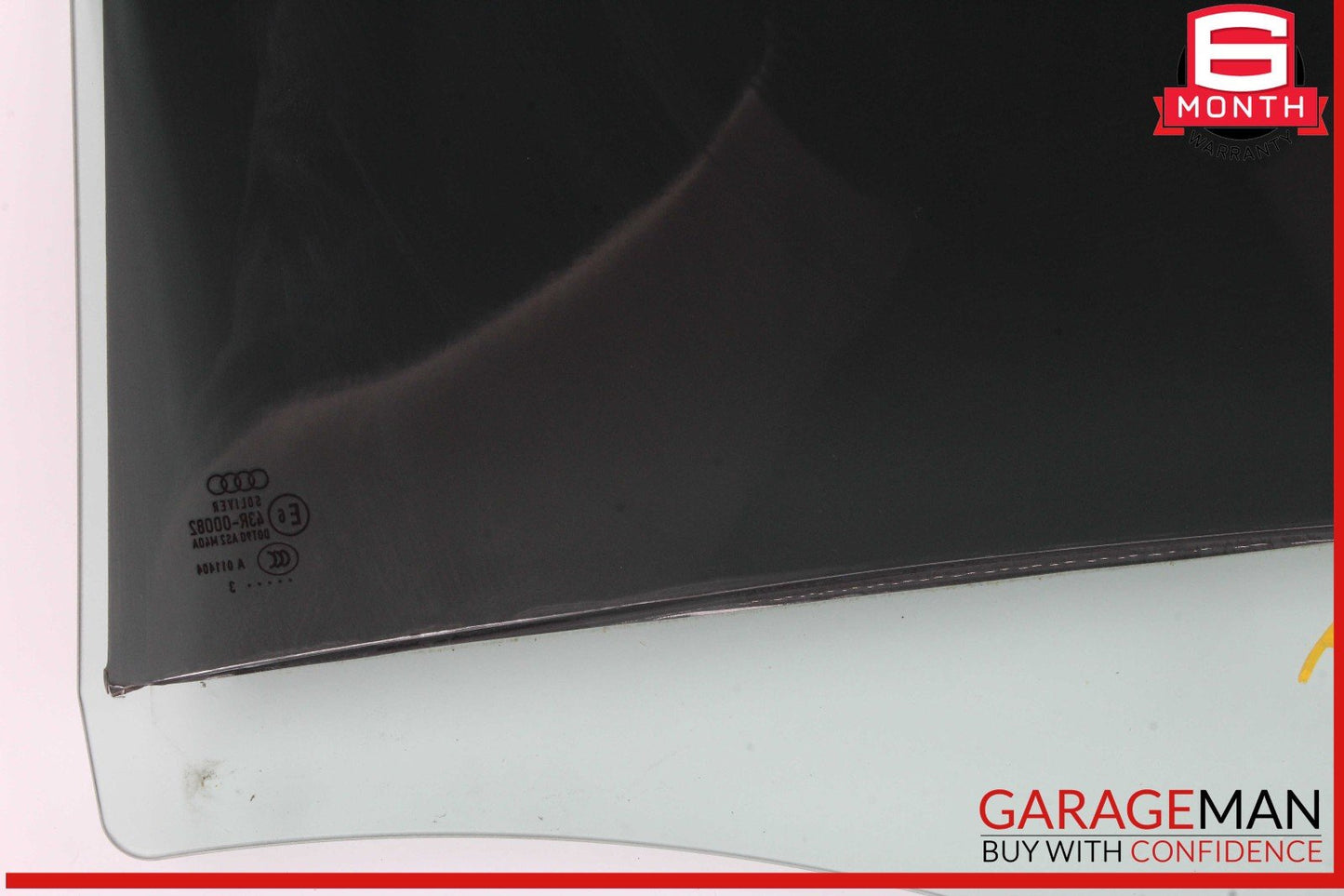 12-18 Audi A6 Rear Right Side Door Window Auto Glass OEM