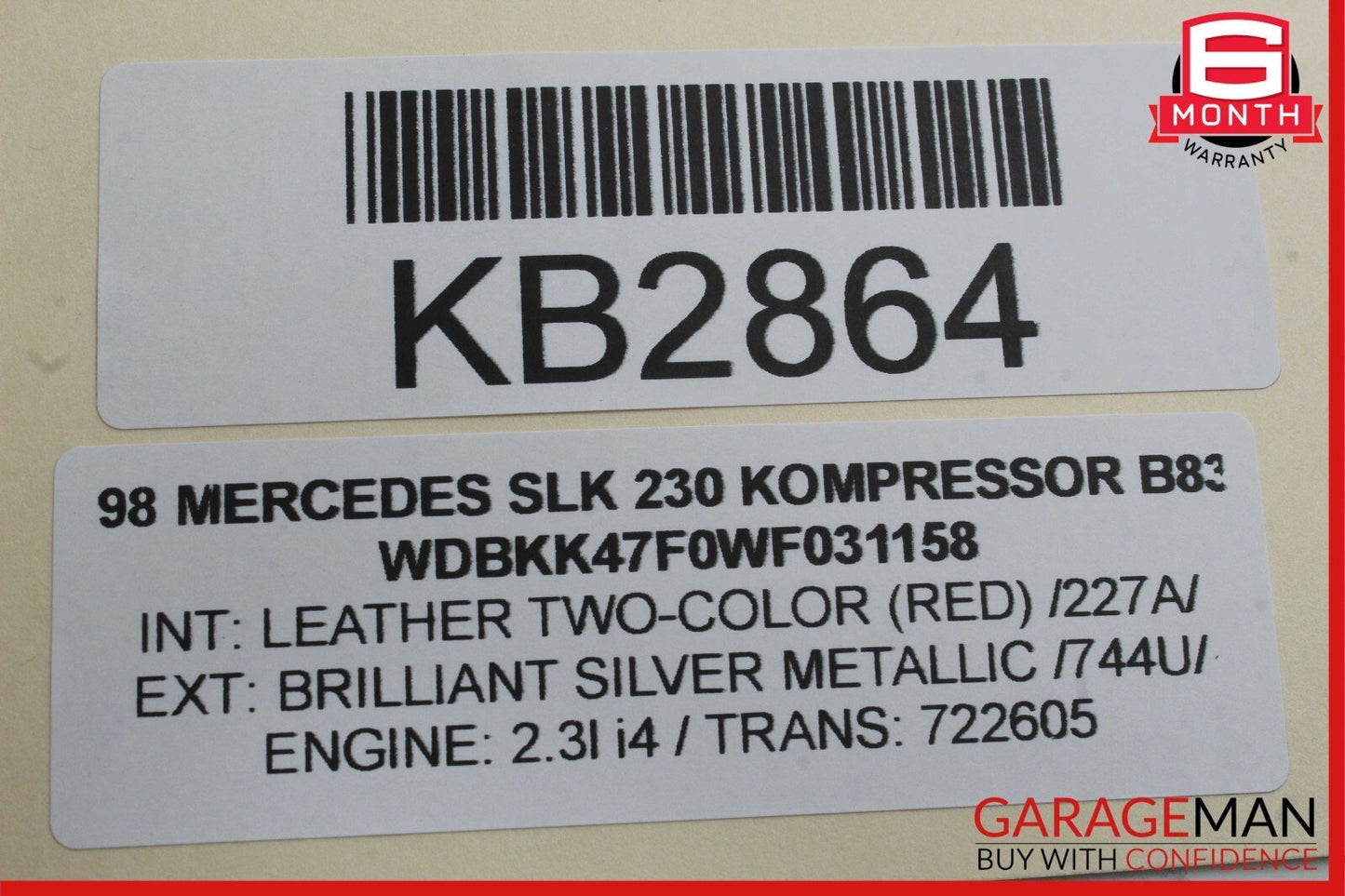 97-00 Mercedes R170 SLK230 Telephone Receiver Control Module SUN1966CB