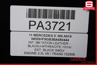 10-16 Mercedes W212 E350 E400 Sedan Rear Windshield Wind Shield Window Glass OEM