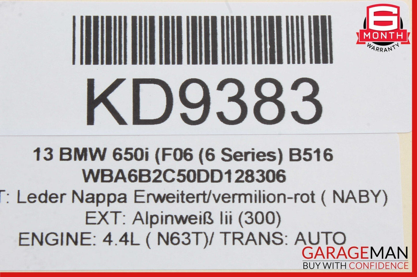 09-19 BMW F06 650i 550i 750i Front Right Side Engine Oil Cooler Radiator OEM